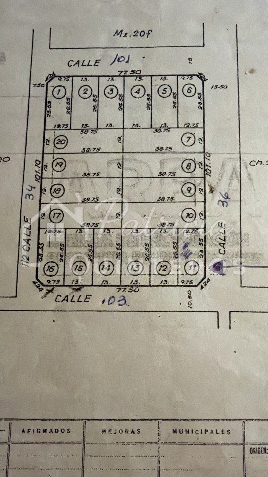 Terreno baldio en venta 